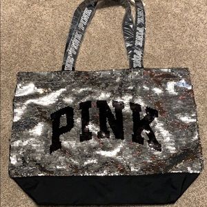 New sequin VS Pink bag